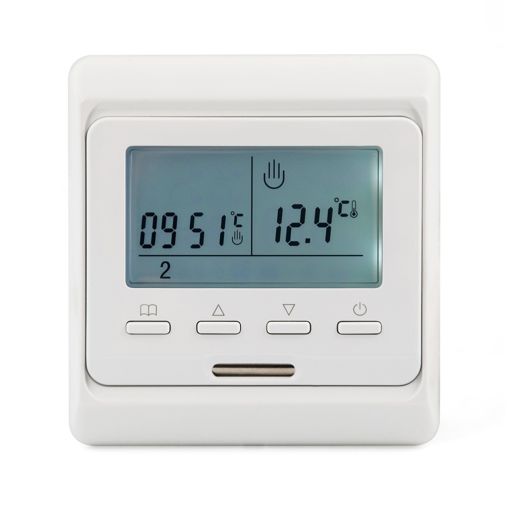 FAUSTORICAMBI Digital Thermostat LT38 SPST - Weekly Programmable LCD, Summer/Winter Mode, Open Box