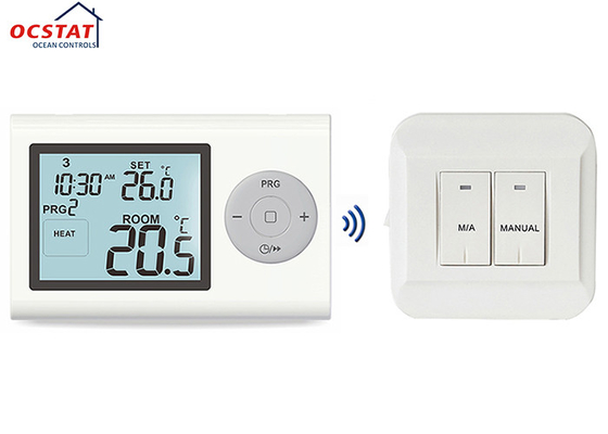 User Friendly Programmable Electronic Room Thermostat for HEAT / Cool Style Energy Saving