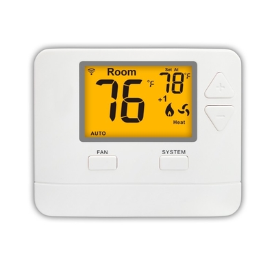 Riseem 24V Non Programmable TUYA Heat Pump Smart Home Thermostat STN721W Air Conditioner WiFi Thermostat Ac With Alexa