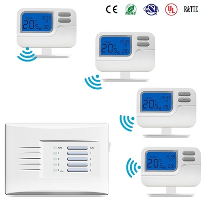 Battery Supply Digital Temperature Control Heating Riseem Thermostat with Keypad lockout