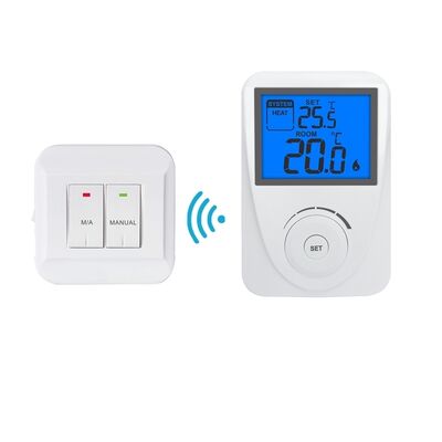Conventional Or Boilers Wireless Room Non-programmable Heating Thermostat Featuring Standby Current Lighting Current Below 3mA and Compact Receiver Dimensions 86 X 86 X 26 Mm