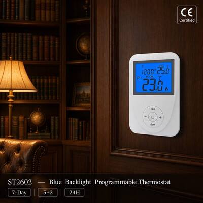 Switchable Current 6 A 2 A Inductive Load Room Heating 7 Day Thermostat Temperature Controller Raised Flooring Panel 130 X 86 X 28 Mm Without Holder Durable Modular Floor System