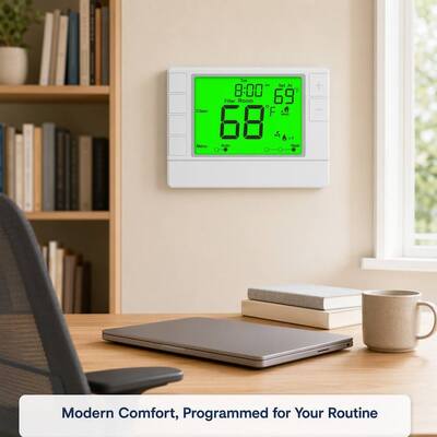 Programmable 7 DAY Coiiwsei Thermostat for Room Air Conditioning Unit