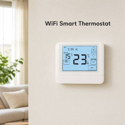 Tuya WIFI Smart Temperature Controller 7 Day Touch Screen Thermostat Power Supply 50 60Hz Designed For Precision Heating And Cooling Applications