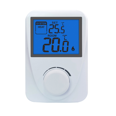 Riseem ST2601 230V Non Programmable Digital Heating Room Thermostat Blue Backlight Gas Boiler