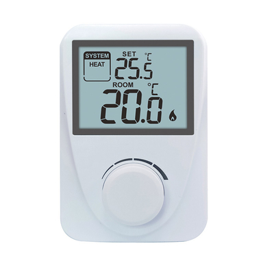 Riseem Non - Programmable Digital Heating Thermostat In White Color ABS + PC Material