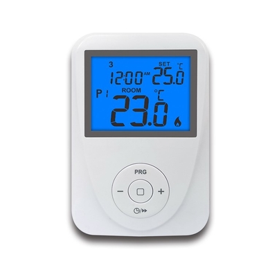 Riseem 230V Digital Wired 7 Day Programmable Thermostat For Boilers Household