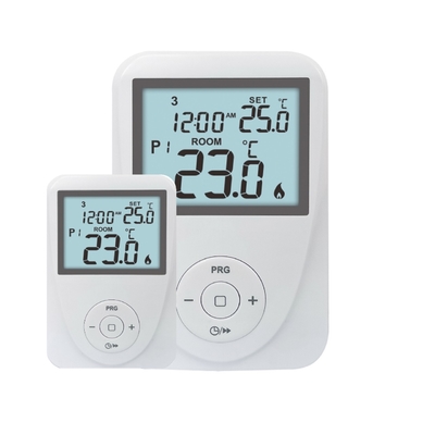 Large LCD Display Digital Room Gas Boiler Thermostat CE