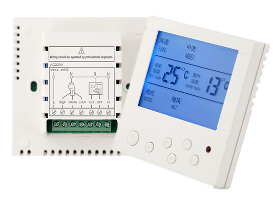 FCU Digital Wired Programmable Remote Control Thermostat For Kitchen Easy To Operate