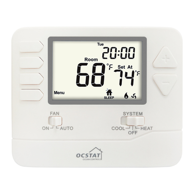 Riseem Hotel Heat Pump Thermostat  /  Wire Programmable Water Heater Electric Smart Heating Thermostat