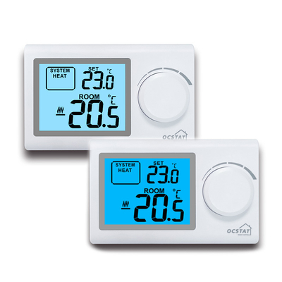230V Floor Heating Digital Room Thermostat For Water Heating , Lcd Display