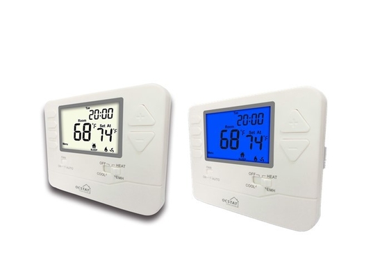 24V HVAC Thermostat LCD Display Heat Pump Multi Stage
