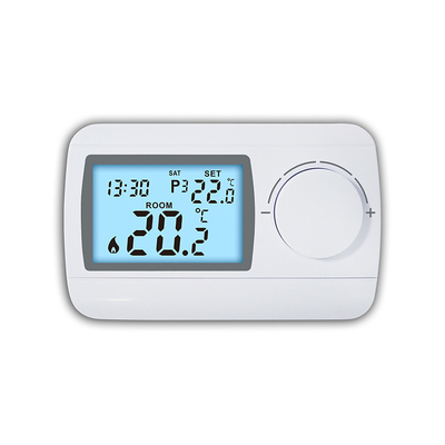 Wall Mounted ABS Plastic 7 Day Programmable Thermostat With Digital Display