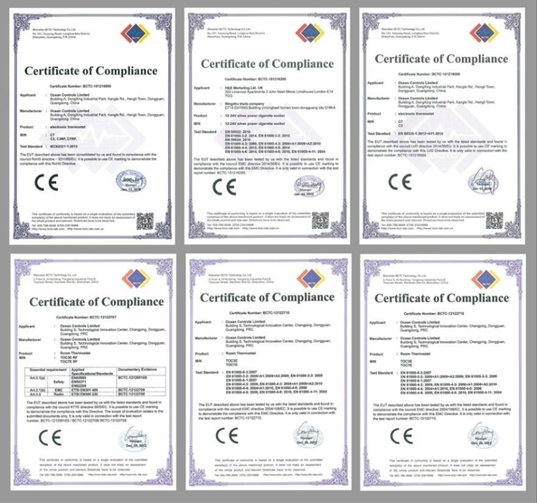 China Ocean Controls Limited certification
