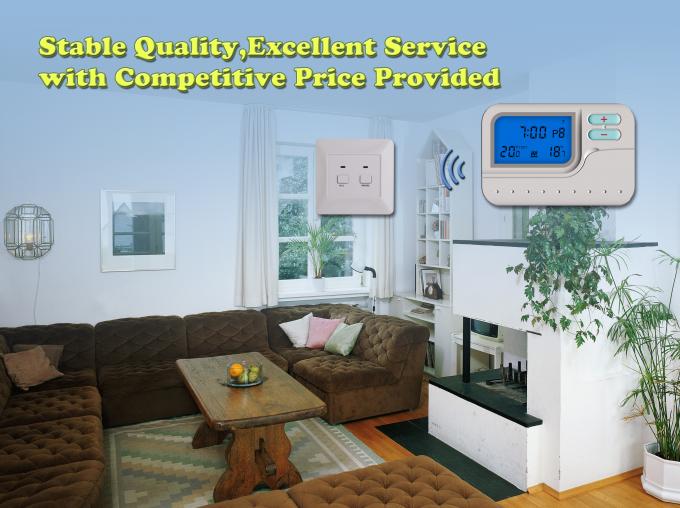 Wireless Combi Boiler Room Thermostat , Gas Boiler Thermostat