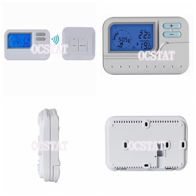 Air Conditioner RF Room Thermostat Weekly Programmable With Keypad Lockout