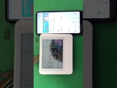 Non-Programmable White Digital Room Thermostat for Temperature Control Needs and Efficiency